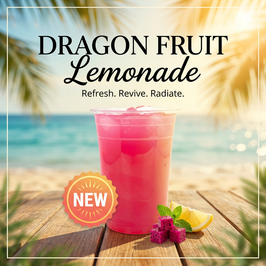 Dragon Fruit Lemonade